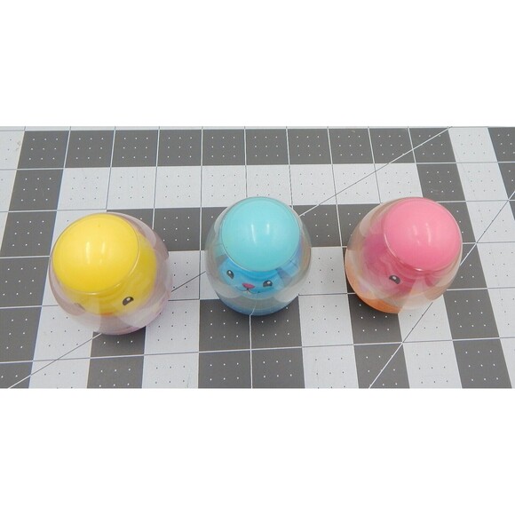 Playskool Weebles Spring Figures Blue Bunny 39 Chick 40 Pink Chick 37 Lot of 3 - Picture 5 of 7